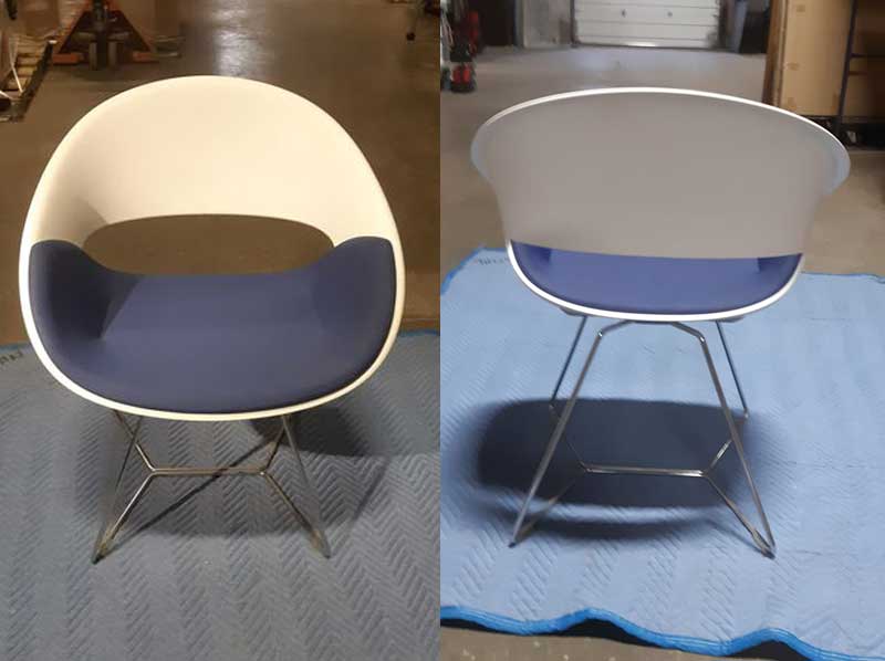 Kusch.Co Volpino Lounge Chair, White