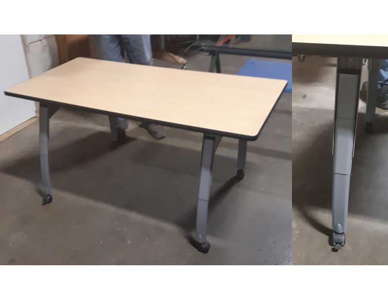 Used Mobile Table - Height adjustable